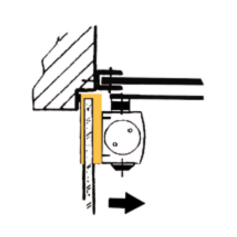 Glasprofiel 10-12 mm tbv TS 4000 en TS 5000