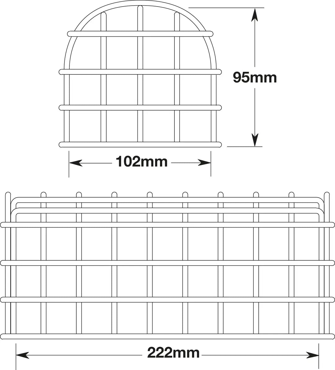STI 9622 222mm x 102mm x 95mm beschermkorf