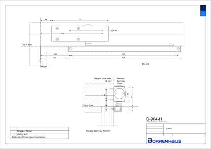 D-904-H-Dorrenhaus-doorcloser with sliding-arm