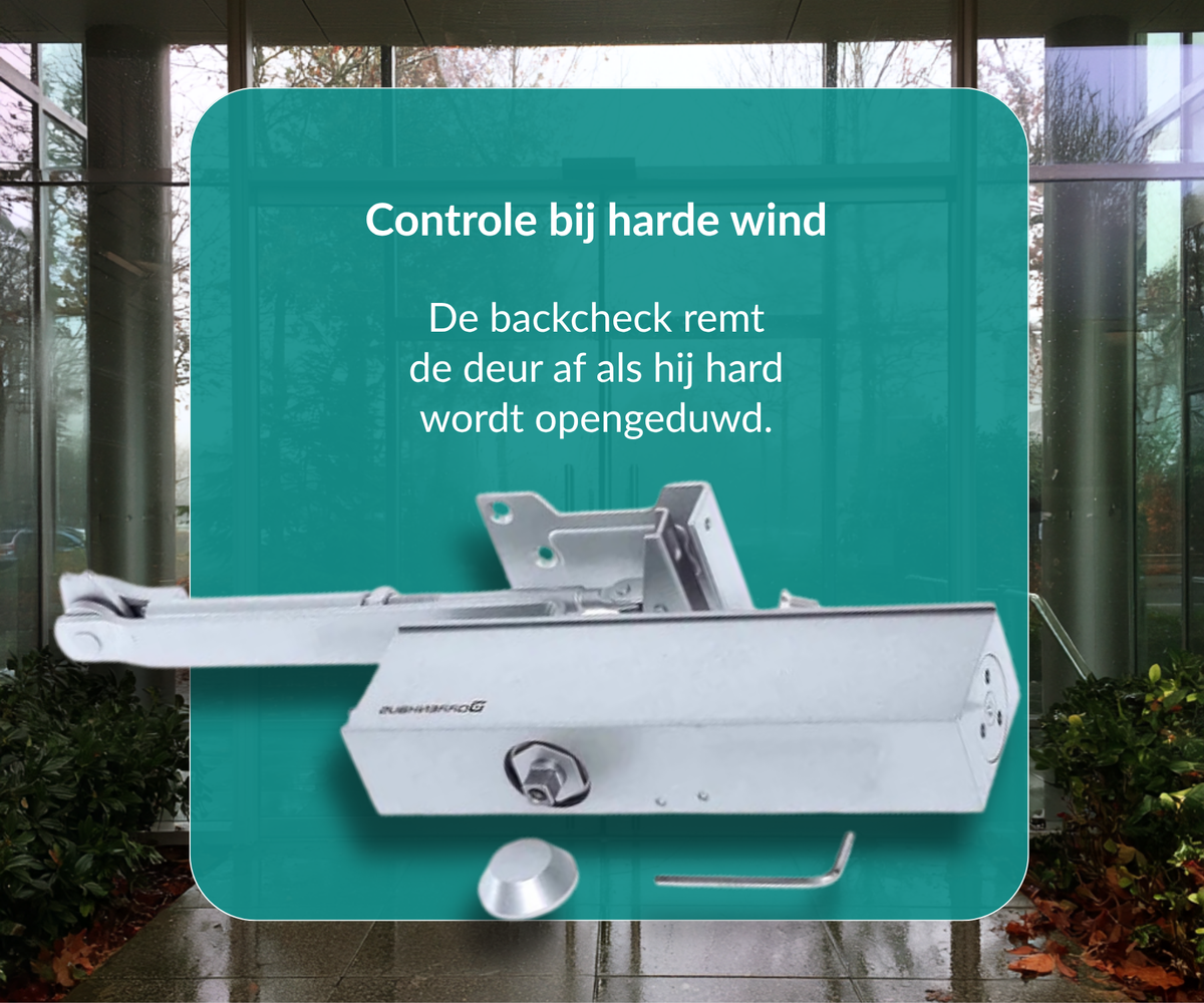 Dorrenhaus D-2025-HO-PA deurdranger voor parallelmontage met openhoudfunctie (40-100 kg)
