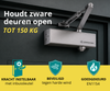 Dorrenhaus D-3036-HO Türschließer mit Scherenarm und Feststellfunktion (40-150 kg)