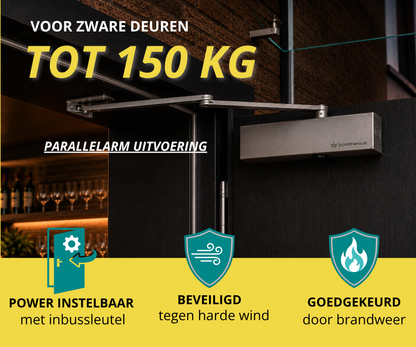 Dorrenhaus D-3036-PA deurdranger voor parallelmontage (40-150 kg)