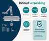 KD-071F dørlukker med saksarm (40-60 kg)