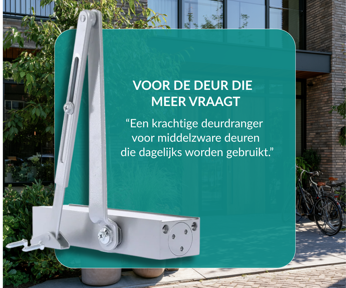 Dorrenhaus D-2025 doorcloser with scissor arm (40-100 kg)