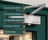 Dorrenhaus D-2025 doorcloser with scissor arm (40-100 kg)