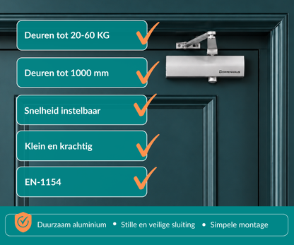 Dorrenhaus D-903 doorcloser with scissor arm (20-60 kg)