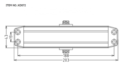 KD-072F door closer (60-80 KG)