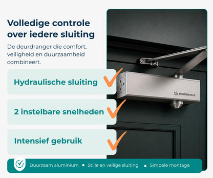 Dorrenhaus D-3036 doorcloser with scissor arm (40-150 kg)