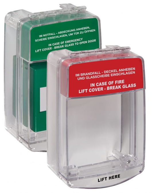 STI 15C10ML beschermkap / opbouw (32 mm) / rood + groen