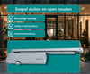Dorrenhaus D-3036-H-HO doorcloser with slide arm and hold-open function (40-150 kg)