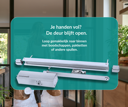 Dorrenhaus D-904-H-PA-HO deurdranger voor parallelmontage met openhoudfunctie (20-80 kg)