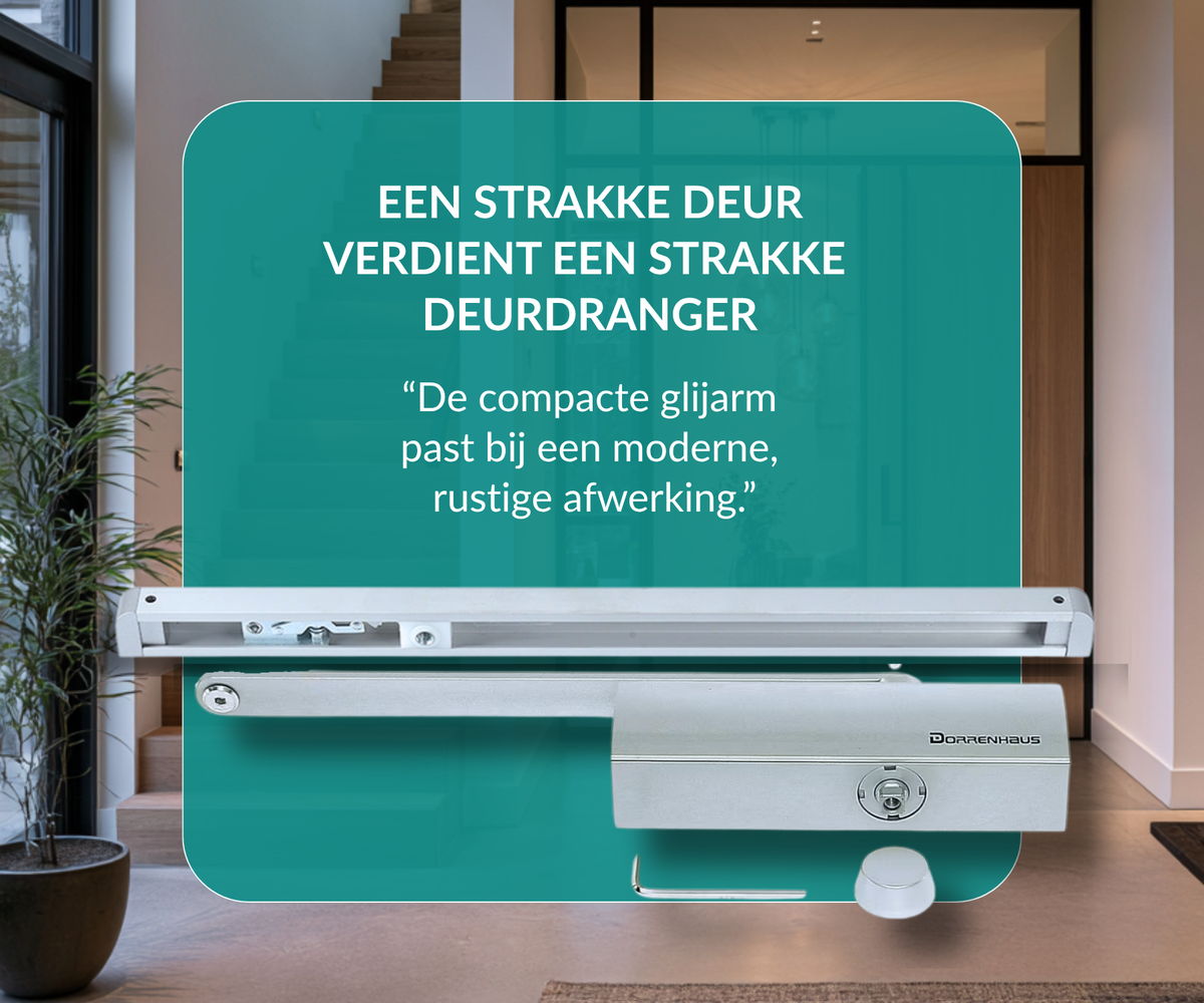 Dorrenhaus D-904-H doorcloser with slide arm (20-60 kg)
