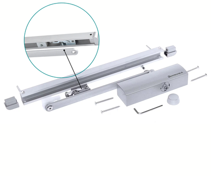 Dorrenhaus D-904-H-HO deurdranger met glij-arm en openhoudfunctie (20-60 kg)