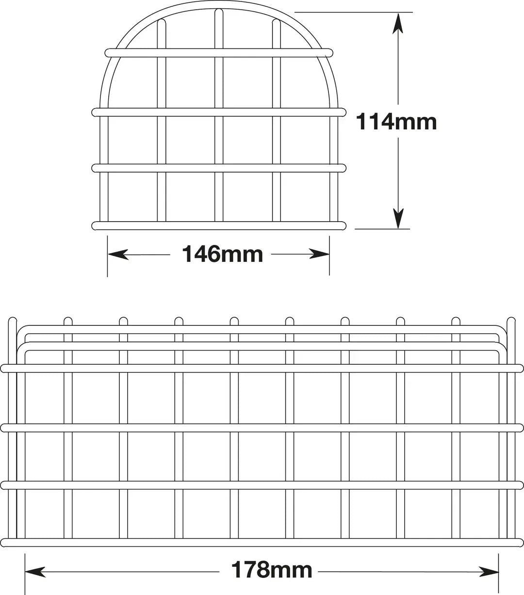 STI 9621 171mm x 146mm x 108mm beskyttelsesbur