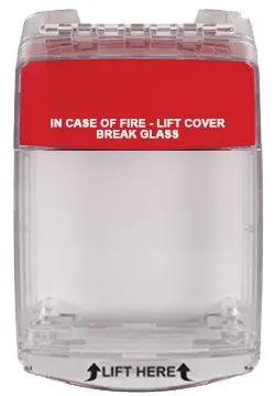 STI 15C20ML beschermkap / opbouw (32 mm) / rood + groen met alarm