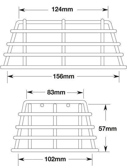 STI 9620 156mm x 102mm x 57mm beskyttelseskurv