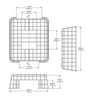 STI 9841 Beschermkorf 293mm x 256mm x 91mm