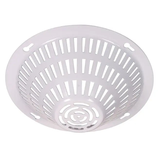 sti-8200 w Stalen beschermkorf / witte polyester coating