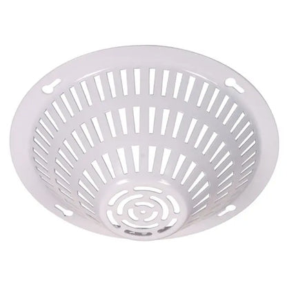 sti-8200 w Stalen beschermkorf / witte polyester coating
