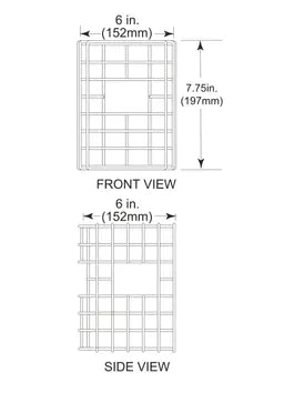 STI 9623 196 mm x 145 mm x 152 mm protective cage
