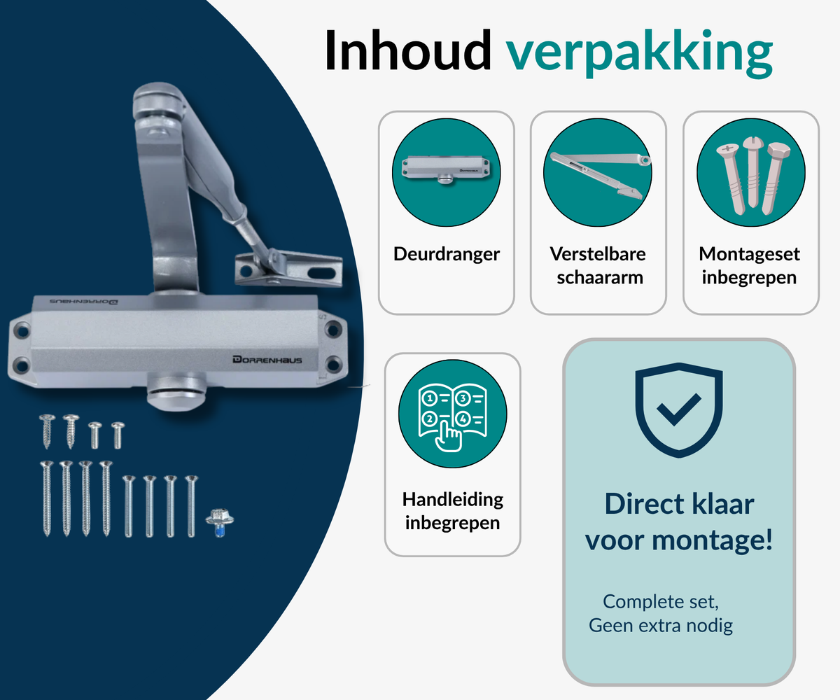 Dorrenhaus D-503 doorcloser with scissor arm (20-60 kg)